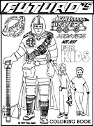 Free Fire Safety Coloring Page
